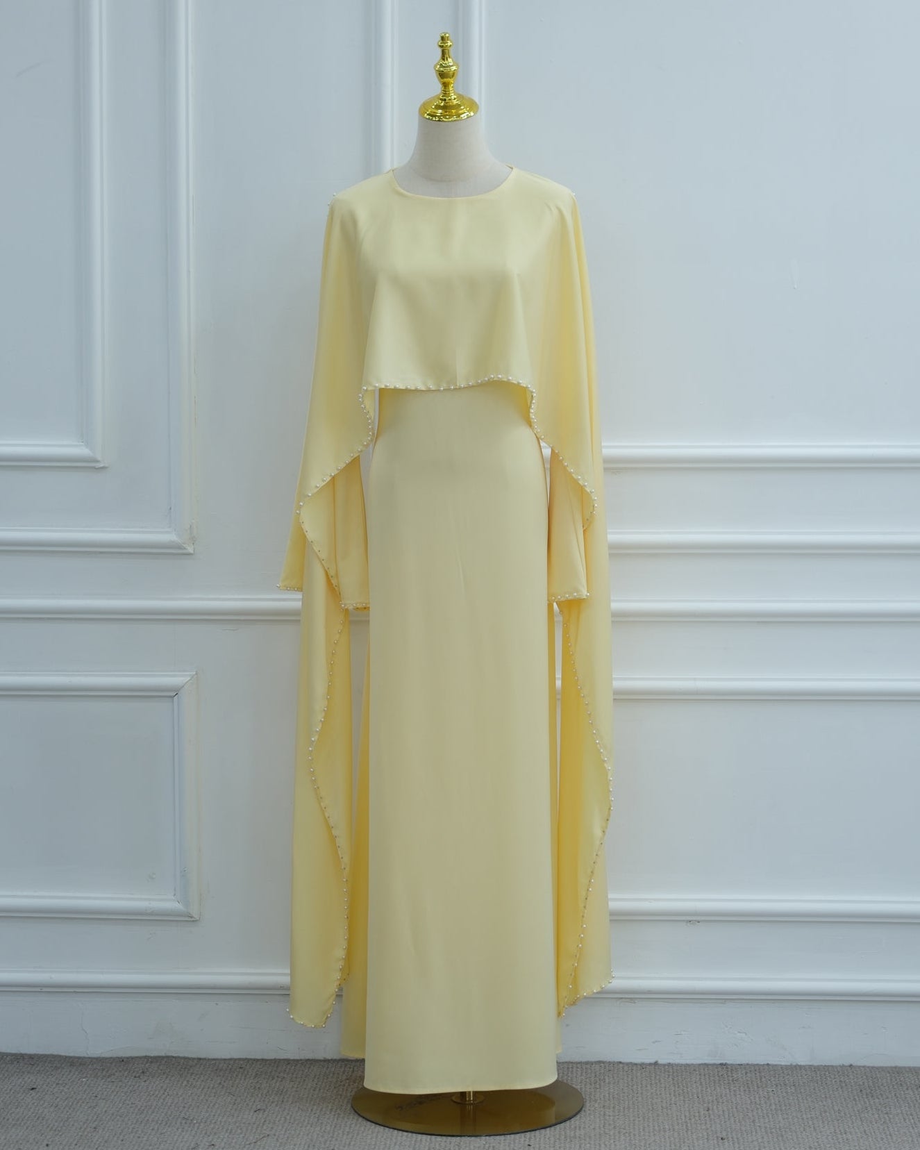 Shayla Modest Cape Dress