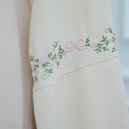 Green Abaya with Hijab Set