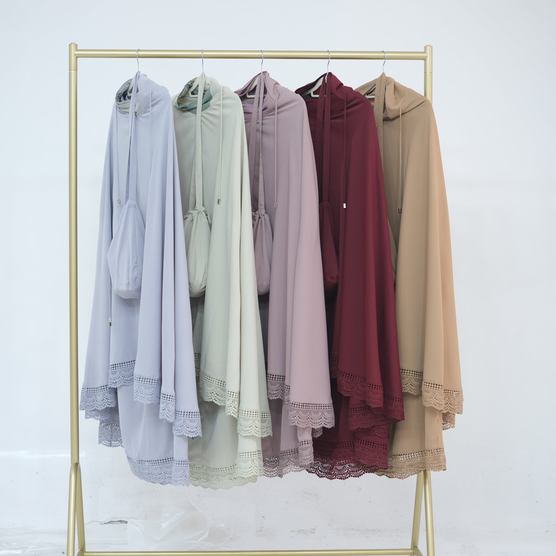 Prayer Abaya Jilbab Set - Purple - Nour Modesty