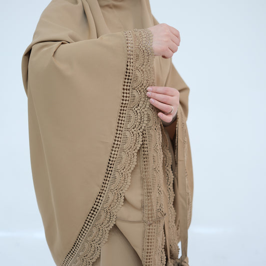 Prayer Abaya Jilbab Set - Purple - Nour Modesty