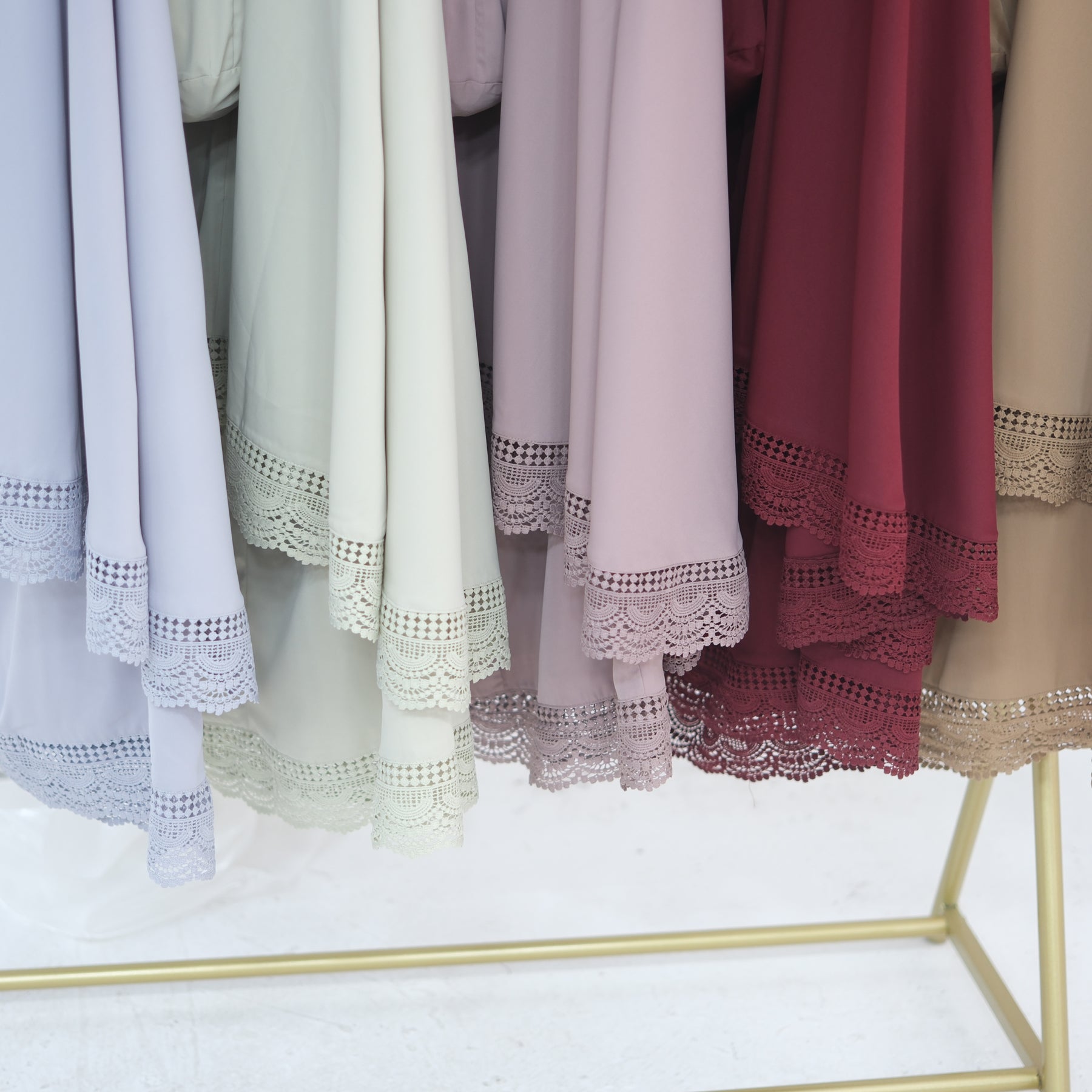 Prayer Abaya Jilbab Set - Purple - Nour Modesty