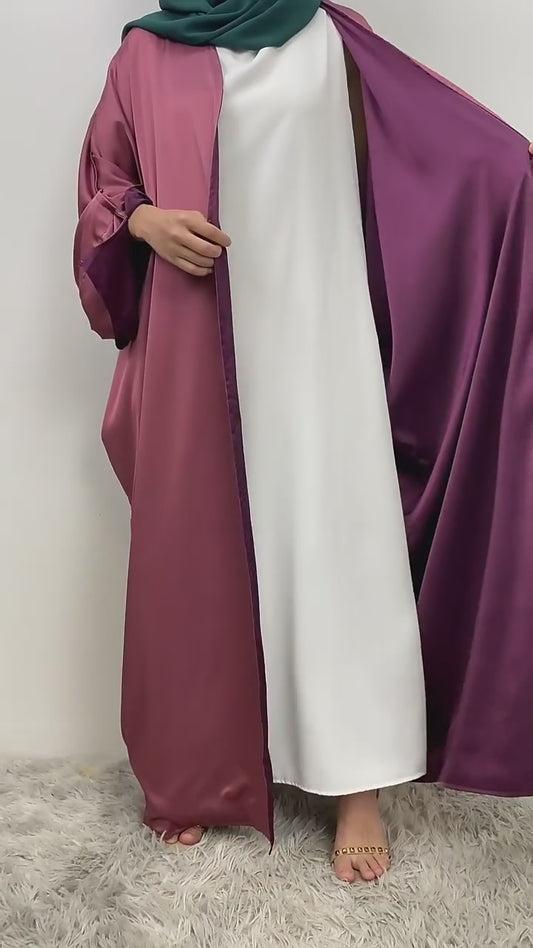 Reversible Satin Abaya