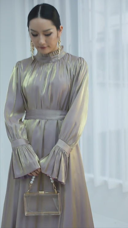 Luksus Modest Dress - Lumière Beige