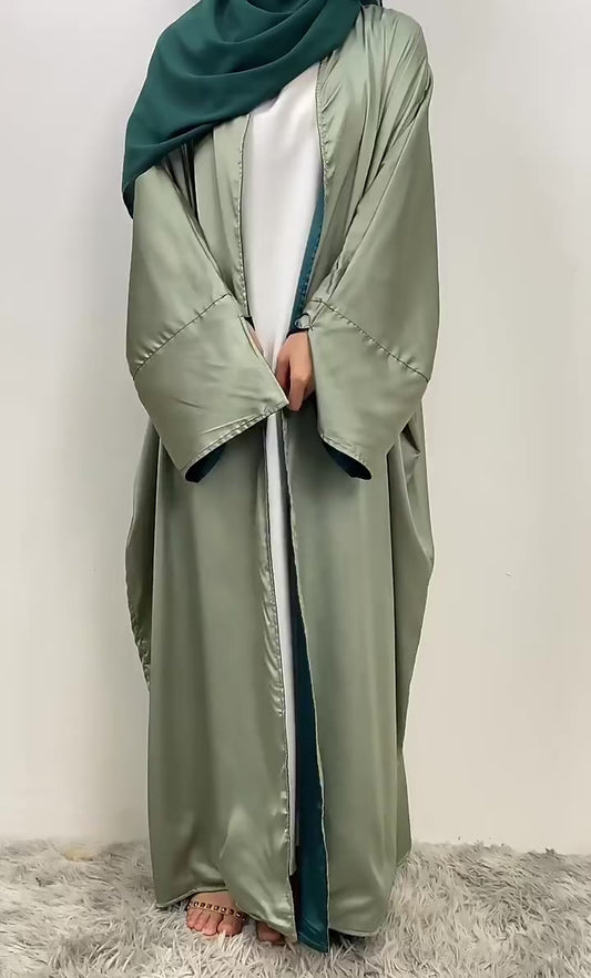Reversible Satin Abaya